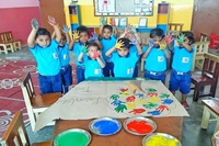 Palm Painting by kids